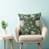 小さな男の子が緑に染まる可愛い車|過去記事 クッション (椅子)