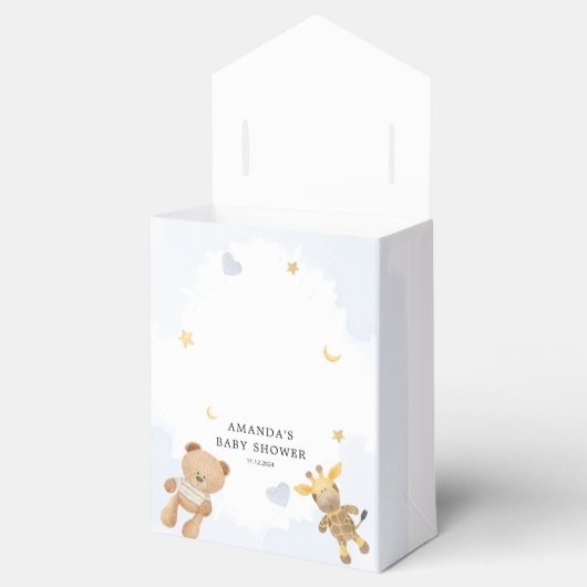 小さな男の子が赤ん坊のシャワーを浴びる フェイバーボックス (オープン)