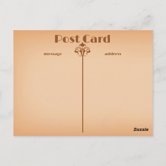 小さな男の子とカボチャのハロウィーンのはがき ポストカード (裏面)