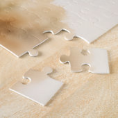 小さな男の子とゴールデンレトリバー ジグソーパズル (側面)