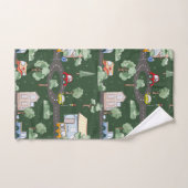 小さな男の子に似合う可愛い車 バスタオルセット (ハンドタオル)