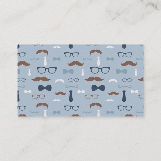 小さな男の子のオムツくじ券、ネイビーブルー、ブラウン エンクロージャーカード (裏面)