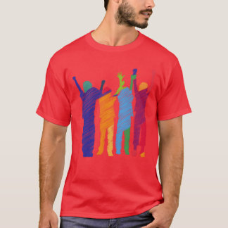 小さな男の子のスケッチ Tシャツ