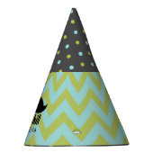 小さな男の子のヒップスターヒゲお誕生日パーティー パーティーハット (右)