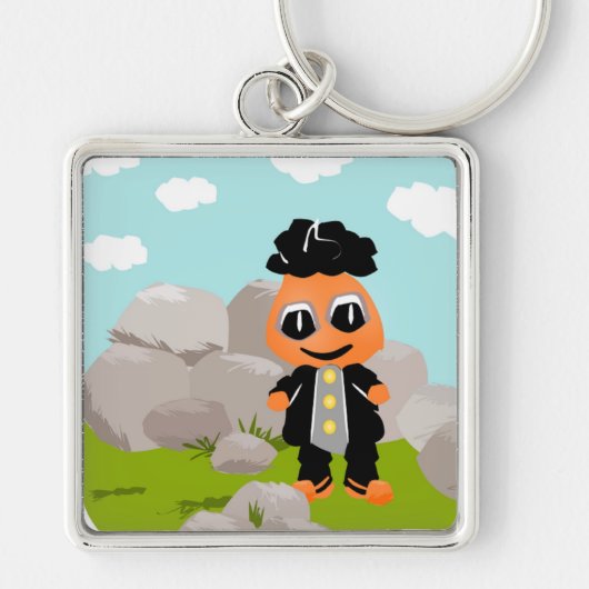 小さな男の子の人形 キーホルダー (正面)