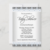 小さな男の子の民族的なベイビーシャワー 招待状 (裏面)