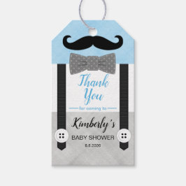 小さな男の子海軍の青い男の子の赤ちゃんシャワーの好意 ギフトタグ