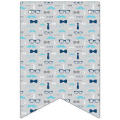 小さな男の赤ちゃんシャワーのバナー、ボウタイバナー バンティングフラッグ (第2の旗)