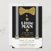 小さな男の赤ちゃんシャワーの招待状 招待状 (正面)