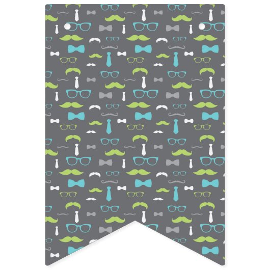 小さな男の赤ちゃんシャワーバナー バンティングフラッグ (第2の旗)