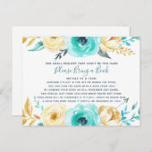 小さな男の赤ん坊のシャワーがブックカードを持ってくる インビテーションポストカード (正面/裏面)