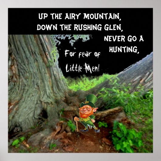 小さな男性のポスターに対する恐怖 ポスター (正面)