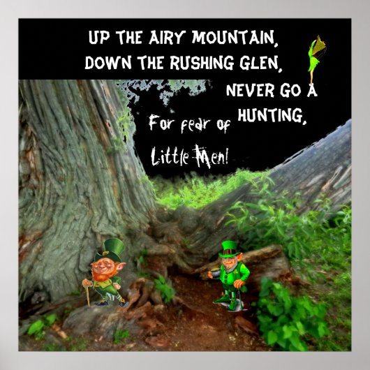 小さな男性のポスターに対する恐怖 ポスター (正面)