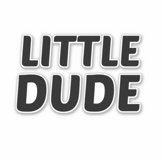 小さな男 シール (正面)