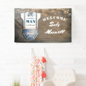 小さな男 |赤ちゃんシャワー |男の赤ちゃん 横断幕 (インサイチュ)