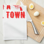 小さな町でそれを試してみる キッチンタオル (四つ折り)