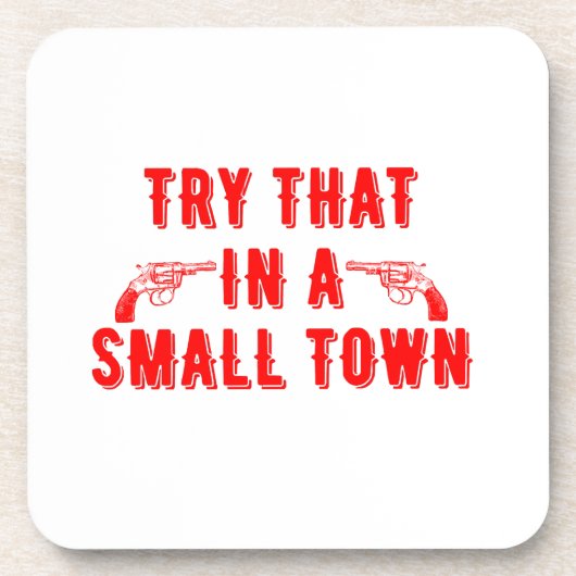 小さな町でそれを試してみる コースター (正面)