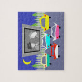 小さな町のドライブインムービーパズル ジグソーパズル (縦)