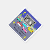 小さな町のドライブインムービーペーパーナプキン スタンダードカクテルナプキン (角)