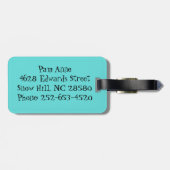 小さな町のドライブイン映画の荷物タグ ラゲッジタグ (裏面横)