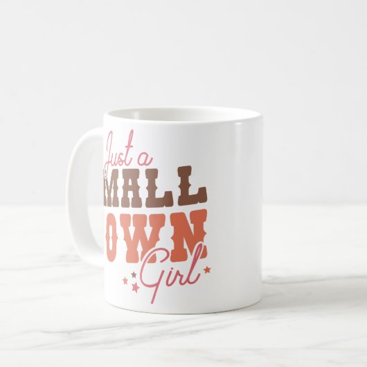 小さな町の少女 コーヒーマグカップ (正面左)