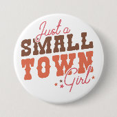 小さな町の少女 缶バッジ (正面)