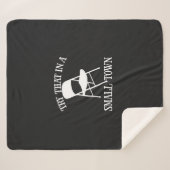 小さな町の折り畳み椅子でそれを試してみる シェルパブランケット (正面(横))