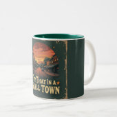 小さな町の精神 ツートーンマグカップ (正面右)