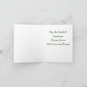 小さな町クリスマス カード (内部)