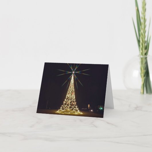 小さな町クリスマス サンキューカード (正面)