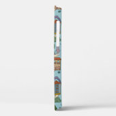 小さな町家のパターン Case-Mate iPhoneケース (裏面 / 左)