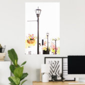 小さな町 ポスター (ホームオフィス)