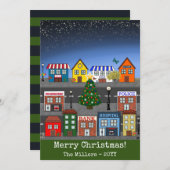 小さな町 | メリークリスマス シーズンカード (正面/裏面)