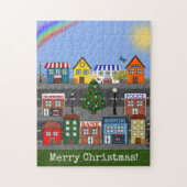 小さな町 | メリークリスマス ジグソーパズル (縦)