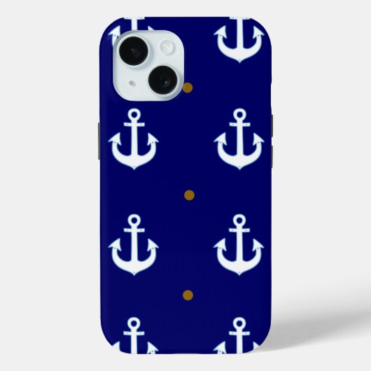 小さな白いいかり Case-Mate iPhoneケース (裏面)