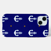 小さな白いいかり Case-Mate iPhoneケース (裏面 (横))