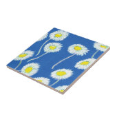 小さな白いデイジーパターンタイル タイル (側面)