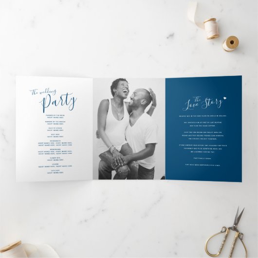 小さな白いハートのスクリプトは白結婚い 三つ折りプログラム (内部)