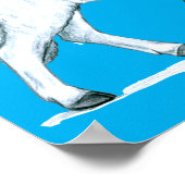 小さな白い子羊 ポスター (角)