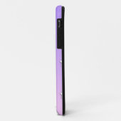 小さな白い星と月のパターン Case-Mate iPhoneケース (裏面/左)