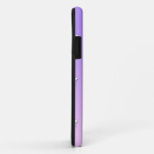 小さな白い星と月のパターン Case-Mate iPhoneケース (裏面/右)
