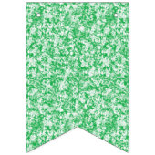 小さな白い点を持つ緑と白の背景 バンティングフラッグ (第1の旗)