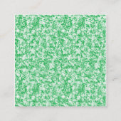 小さな白い点を持つ緑と白の背景 ロイヤリティカード (裏面)