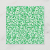 小さな白い点を持つ緑と白の背景 ロイヤリティカード (正面)