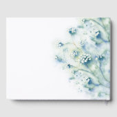 小さな白い結婚花 ゲストブック (裏面)