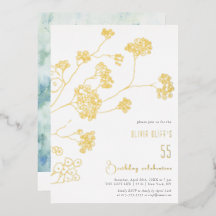 小さな白い花誕生日任意の年齢