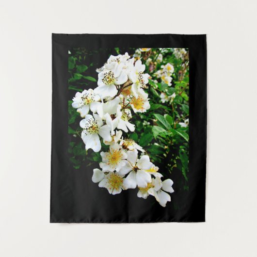 小さな白い花 タペストリー (正面)