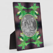 小さな白い野の花 フォトを作成 フォトプラーク (側面)