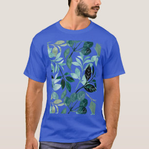 小さな白い青い花1 Tシャツ