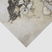 『小さな白い鳥』のアーサー·ラッカム·アート 薄葉紙 (詳細)